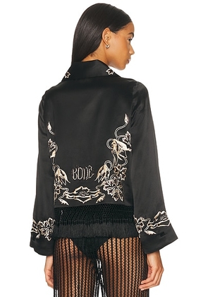 BODE Phantasm Fringe Jacket in Black - Black. Size L (also in ).