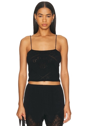 BODE Anisette Tank in Black - Black. Size L (also in M, S, XS).