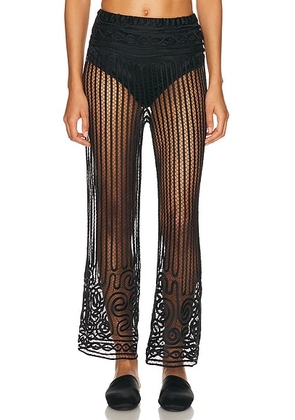 BODE Threadwork Pant in Black - Black. Size L (also in ).