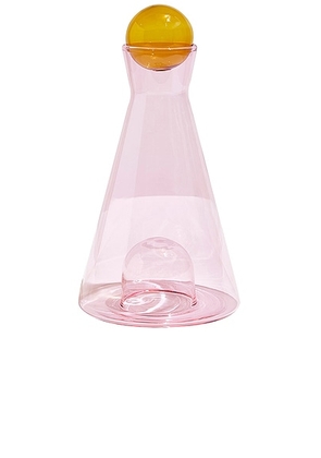 Fazeek Vice Versa Carafe in Pink & Amber - Pink. Size all.