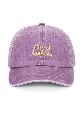 Corridor City Of Angeles Cap in Purple - Purple. Size all.