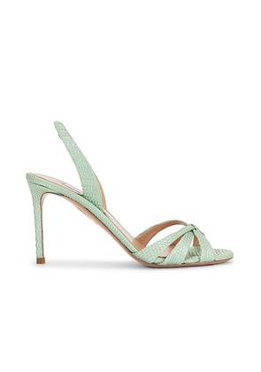 Aquazzura Tati 85 Sandal in Mint - Mint. Size 36 (also in 36.5, 37, 37.5, 38, 38.5, 39, 40, 41).