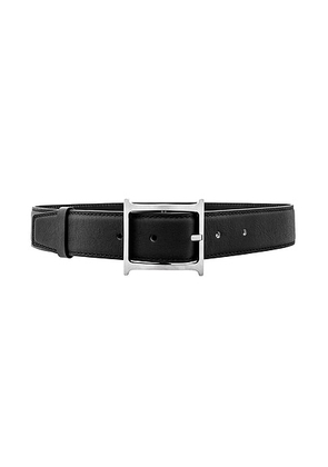 Helsa Logo Contrast Belt in Black - Black. Size L (also in ).