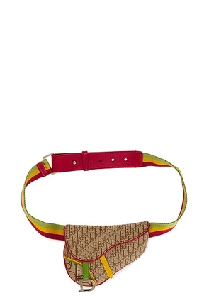 dior Dior Rasta Trotter Saddle Waist Bag in Beige - Beige. Size all.