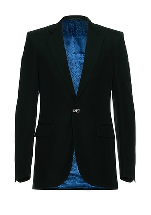 Givenchy Single Breasted Blazer Jacket in Black - Black. Size 46 (also in ).