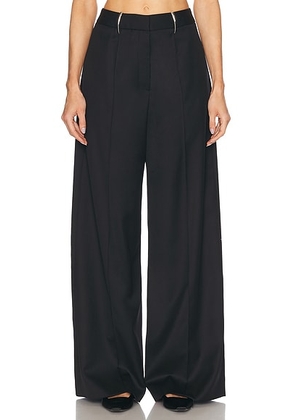Grace Ling Claw Belt Loop Tailored Trousers in Black - Black. Size 36/S (also in ).