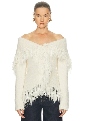 Cult Gaia Michelle Cardigan in Cream - Cream. Size XS (also in ).