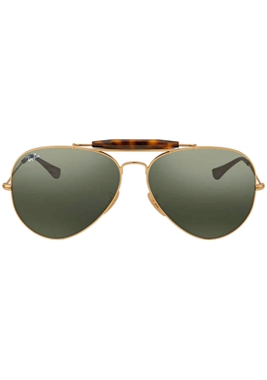 Ray Ban Outdoorsman Green Classic G-15 Aviator Unisex Sunglasses RB3029 181 62