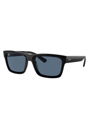 Ray Ban Warren Bio Based Dark Blue Rectangular Unisex Sunglasses RB4396 667780 57