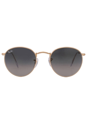 Ray Ban Round Metal Grey Gradient Unisex Sunglasses RB3447 001/71 50