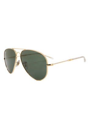 Ray Ban Old Aviator Green Pilot Unisex Sunglasses RB3825 001/31 58