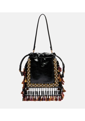 Etro Kalispera Medium leather bucket bag