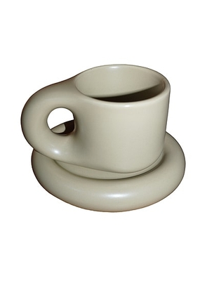 HueGah Home Dew Mug Set in Tahini - Yellow. Size all.