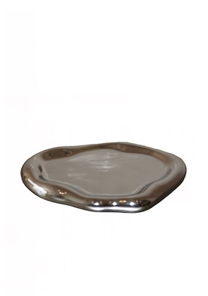 HueGah Home Isa Tray in N/A - Metallic Silver. Size all.
