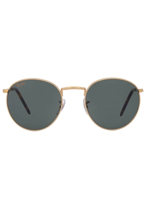 Ray Ban New Round Green Unisex Sunglasses RB3637 919631 53