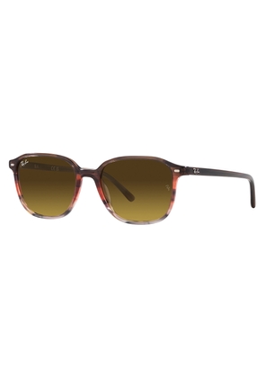 Ray Ban LEONARD Brown Gradient Square Unisex Sunglasses RB2193 138085 53