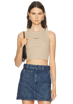 Givenchy Cropped Tank Top in Beige Cappuccino - Beige. Size S (also in L).