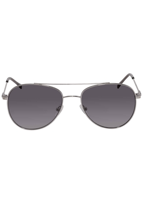 Calvin Klein Grey Gradient Pilot Unisex Sunglasses CK20120S 045 55