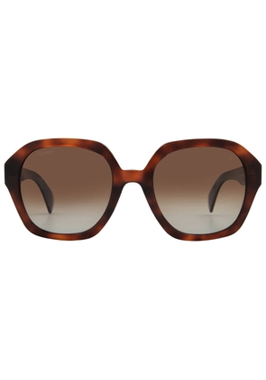 Rag & Bone Brown Gradient Square Ladies Sunglasses RNB1063/S 0086/LA 53