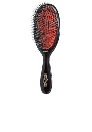 Mason Pearson Junior Bristle & Nylon Hairbrush in Dark Ruby - Red. Size all.