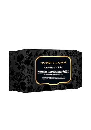 NANNETTE de GASPE Essence Noir Treating & Cleansing Cloths in N/A - Beauty: NA. Size all.
