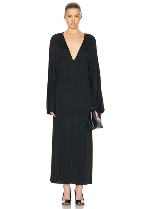 KHAITE Minter Dress in Black - Black. Size XS (also in ).