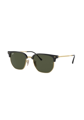 Ray Ban NEW CLUBMASTER Green Irregular Unisex Sunglasses RB4416F 601/31 55