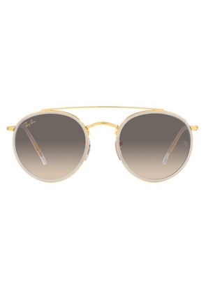 Ray Ban Clear Grey Round Unisex Sunglasses RB3647N 923632 51