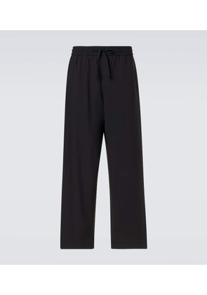 Ami Paris Virgin wool gabardine straight pants