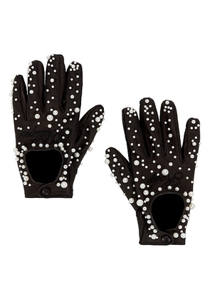 Kody Phillips Pearl Glove in Black - Black. Size all.