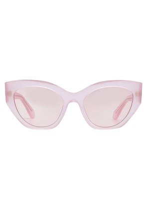 Ferragamo Pink Cat Eye Ladies Sunglasses SF1107S 663 55