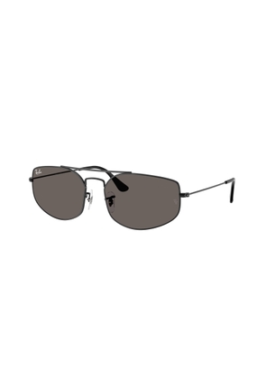 Ray Ban EXPLORER 5 Dark Grey Irregular Unisex Sunglasses RB3845 002/B1 57