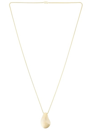 Lie Studio Betty Necklace in 18k Gold Plated - Metallic Gold. Size all.
