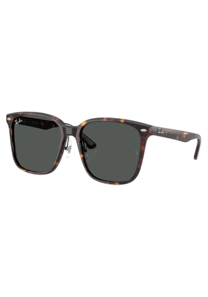 Ray Ban Dark Grey Square Unisex Sunglasses RB2206D 710/87 57