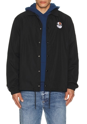 Malbon Golf x Santa Cruz Coaches Jacket in Black - Black. Size XL/1X (also in L).