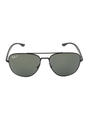 Ray Ban Polarized Green Square Unisex Sunglasses RB3683 002/58 56