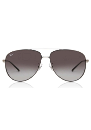 Ray Ban Grey Gradient Pilot Unisex Sunglasses RB3712D 004/8G 62