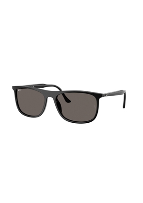 Ray Ban Dark Grey Rectangular Unisex Sunglasses RB2216 901/B1 58