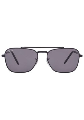 Ray Ban New Caravan Dark Gray Square Unisex Sunglasses RB3636 002/B1 55