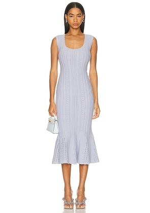 LoveShackFancy Tayleen Dress in Moonwash - Lavender. Size L (also in M, S, XS).