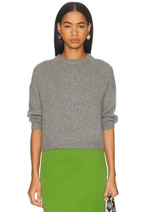 KHAITE Sabina Sweater in Fog - Grey. Size L (also in S, M).