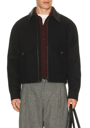 NILI LOTAN Donatello Jacket in Black - Black. Size L (also in M, S, XL/1X).