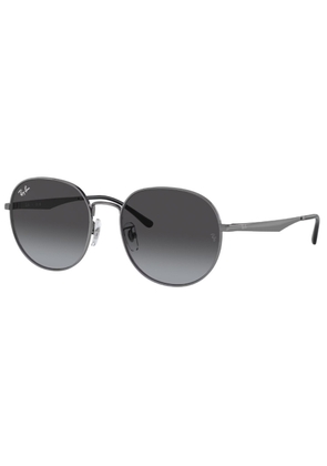 Ray Ban Grey Gradient Round Unisex Sunglasses RB3727D 004/8G 57