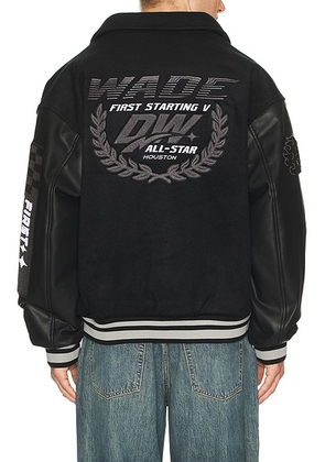 Li-Ning Way Of Wade Jacket in Black & Grey - Black. Size L (also in M, XL/1X, XXL/2X, XXXL/3X).