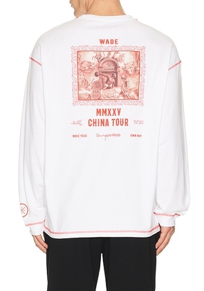 Li-Ning Way Of Wade Sweatshirt in White - White. Size XXL/2X (also in ).
