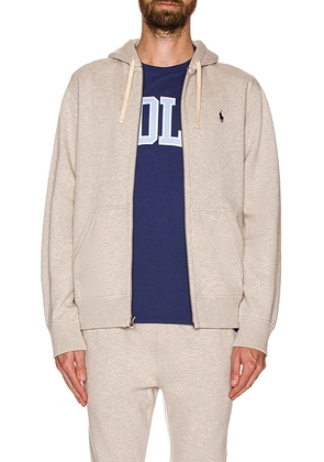 Polo Ralph Lauren Fleece Full-Zip Hoodie in Heather - Grey. Size M (also in ).