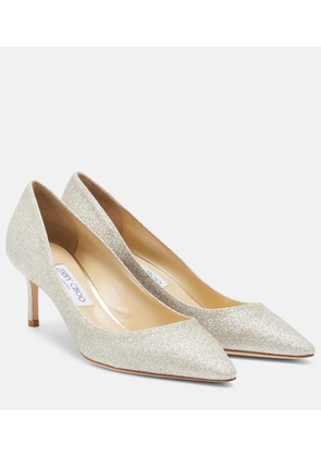 Jimmy Choo Romy glitter pumps