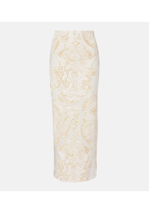 Roberto Cavalli Printed midi skirt