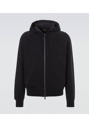 Zegna Cotton-blend hoodie