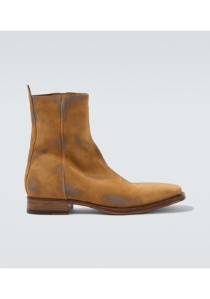Acne Studios Distressed suede ankle boots
